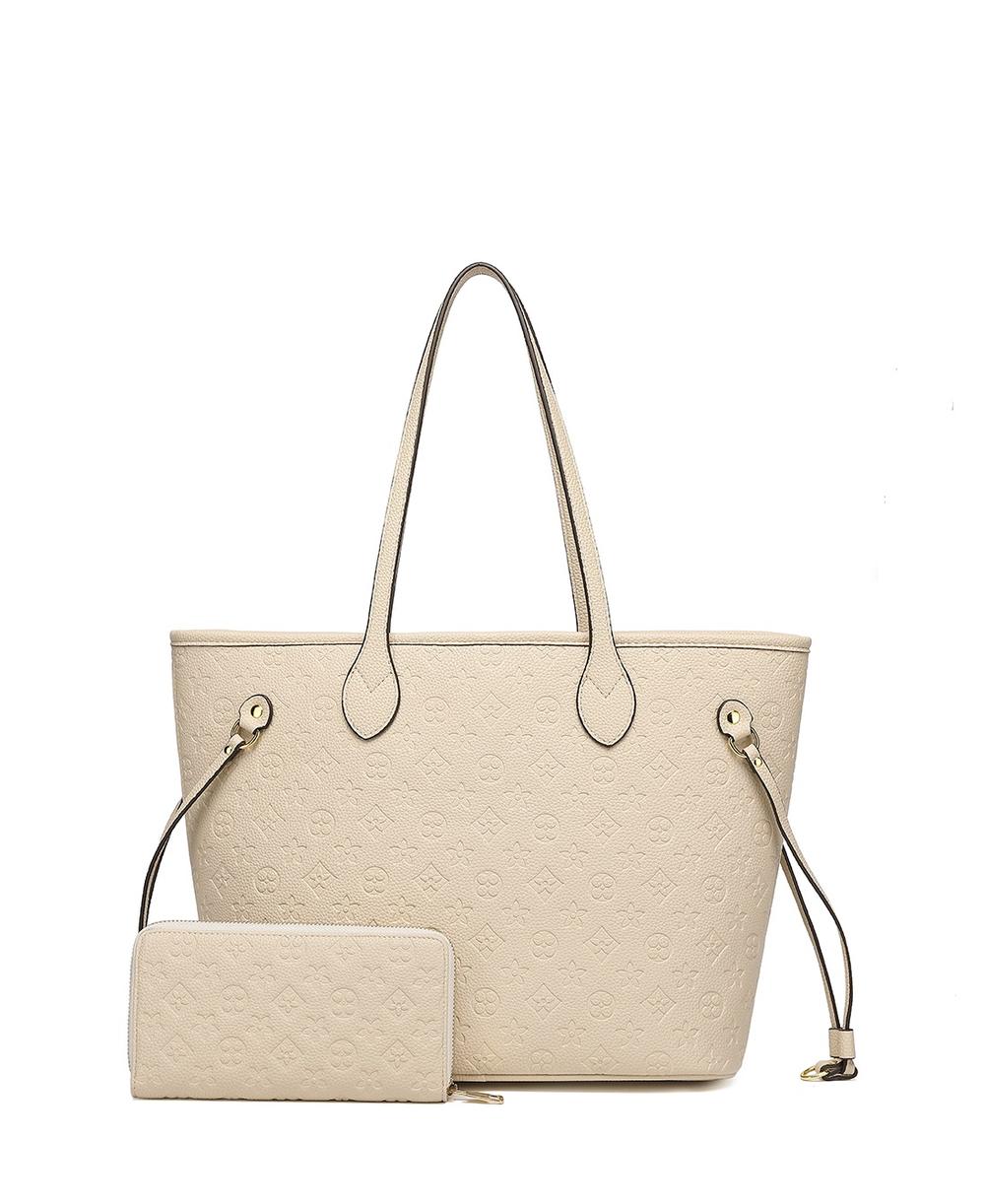 MilaKate Embossed Shoulder Handbags, Designer-Inspired Tote.